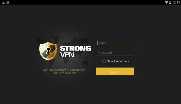 StrongVPN android App screenshot 2