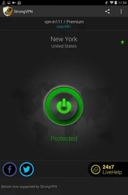 StrongVPN android App screenshot 3