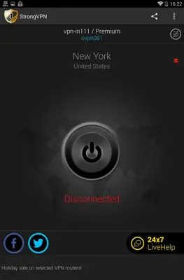 StrongVPN android App screenshot 4